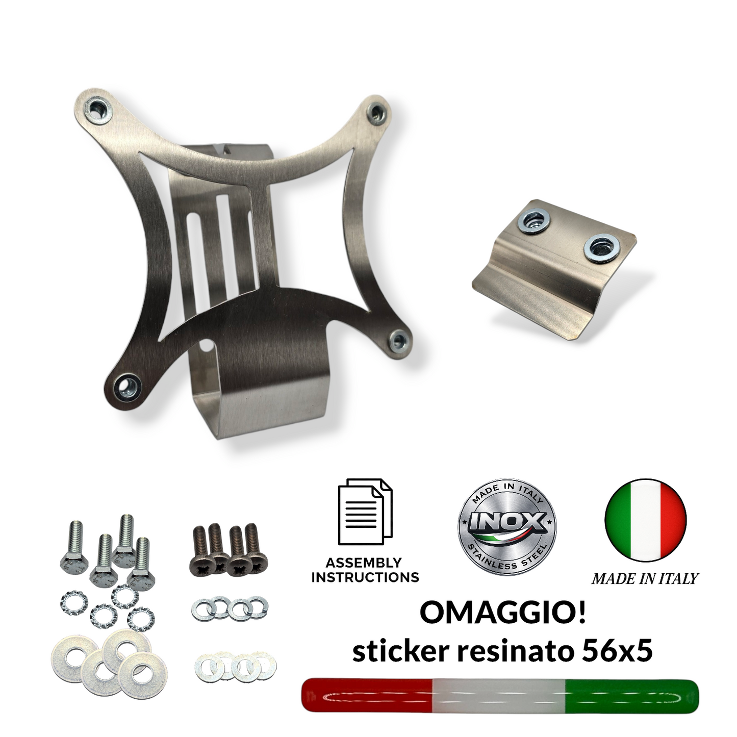 Portatarga Vespa Senza Forare