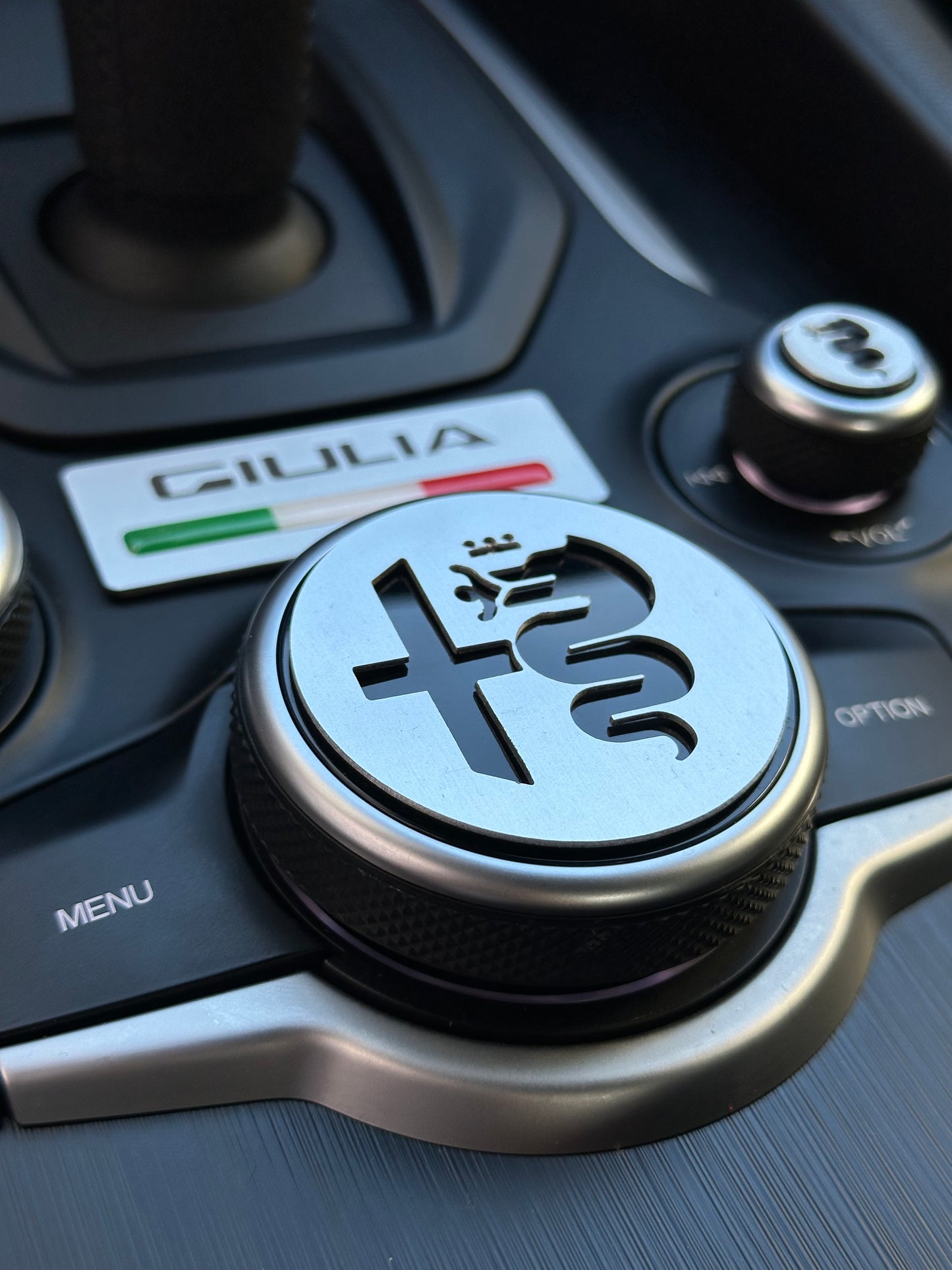 Fregi console centrale STELVIO e GIULIA